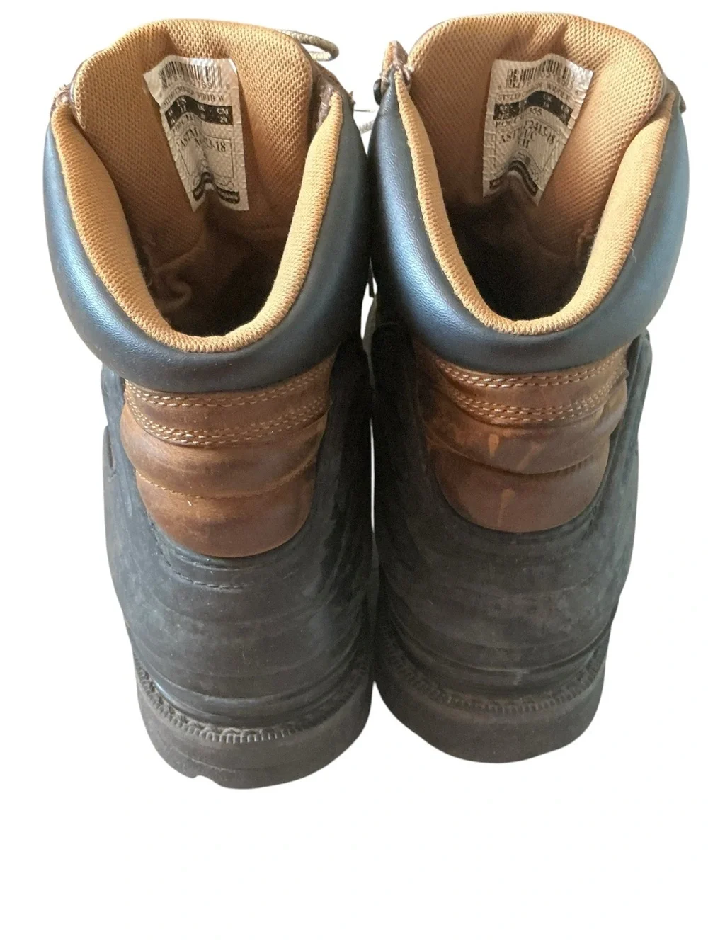 Carhartt heritage waterproof 6” steel toe work boots brown leather size 11